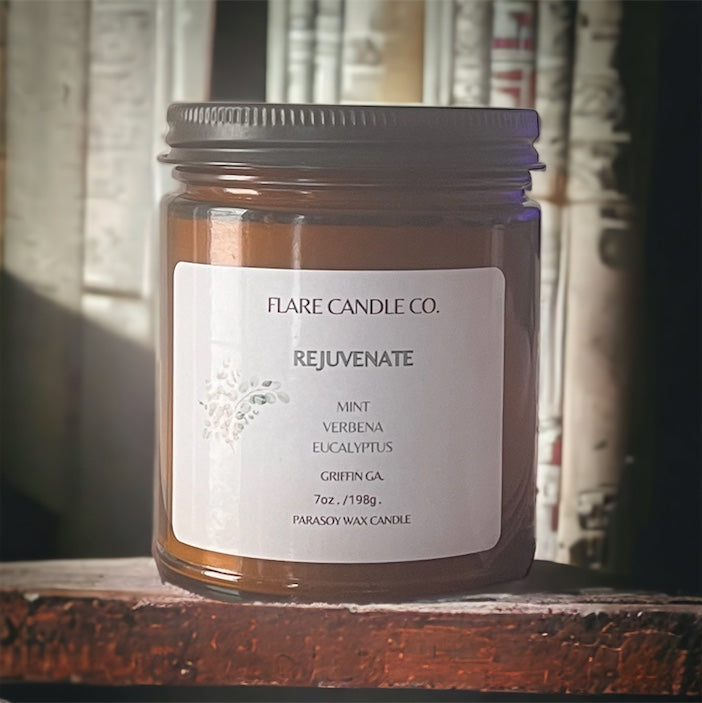 7 oz. Amber Glass Vessel (Rejuvenate)